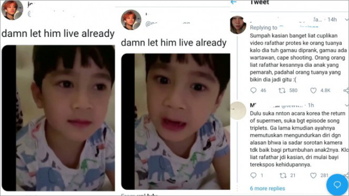Video Rafathar Marah-marah Jadi Trending, Raffi Ahmad dan Nagita Slavina Ramai Dikritik