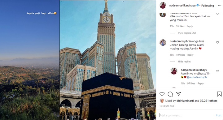 Postingan Istri Rizki DA