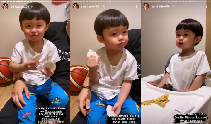 Raphael Moeis Ngotot Minta Dipanggil Justin Bieber, Sandra Dewi Ngakak Parah