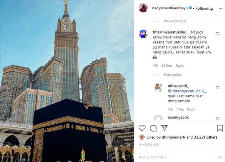 Postingan Nadya
