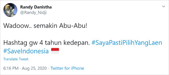 Randy Nidji Tanggapi Sinis Pencalonan Giring Ganesha di Pilpres 2024, Musuhan?