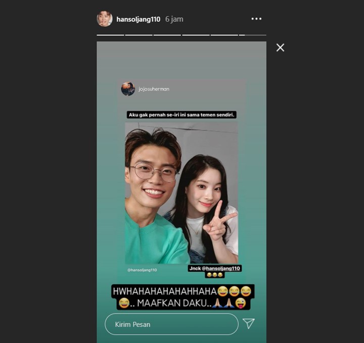 Jang Hansol Selfie Bareng Dahyun Twice, Artis ini Ngaku Iri Banget