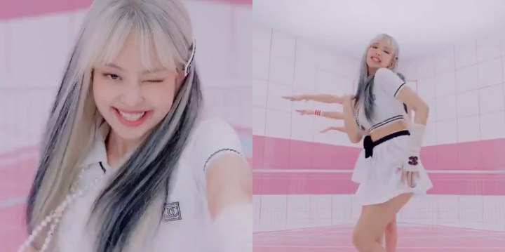 Dandanan Uwu Jennie BLACKPINK Pakai Baju Tennis di MV \'Ice Cream\' Tuai Pujian