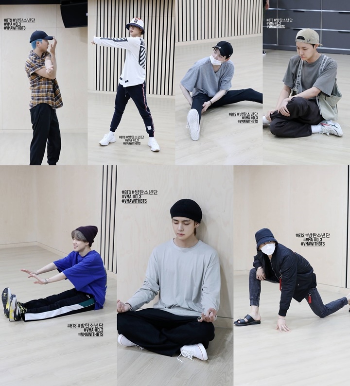 BTS Fokus Latihan untuk VMA 2020 H-3