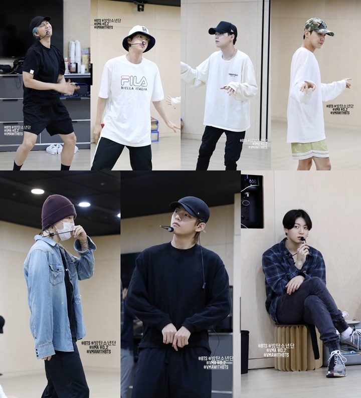 BTS Fokus Latihan untuk VMA 2020 H-2