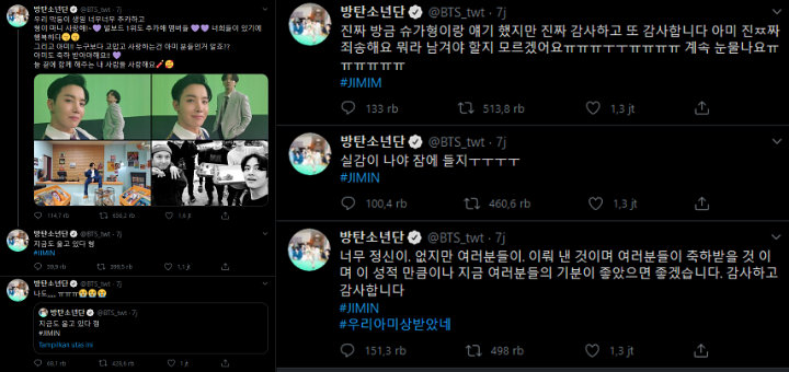 BTS Menangis Haru Tak Percaya Cetak Sejarah di Billboard 2