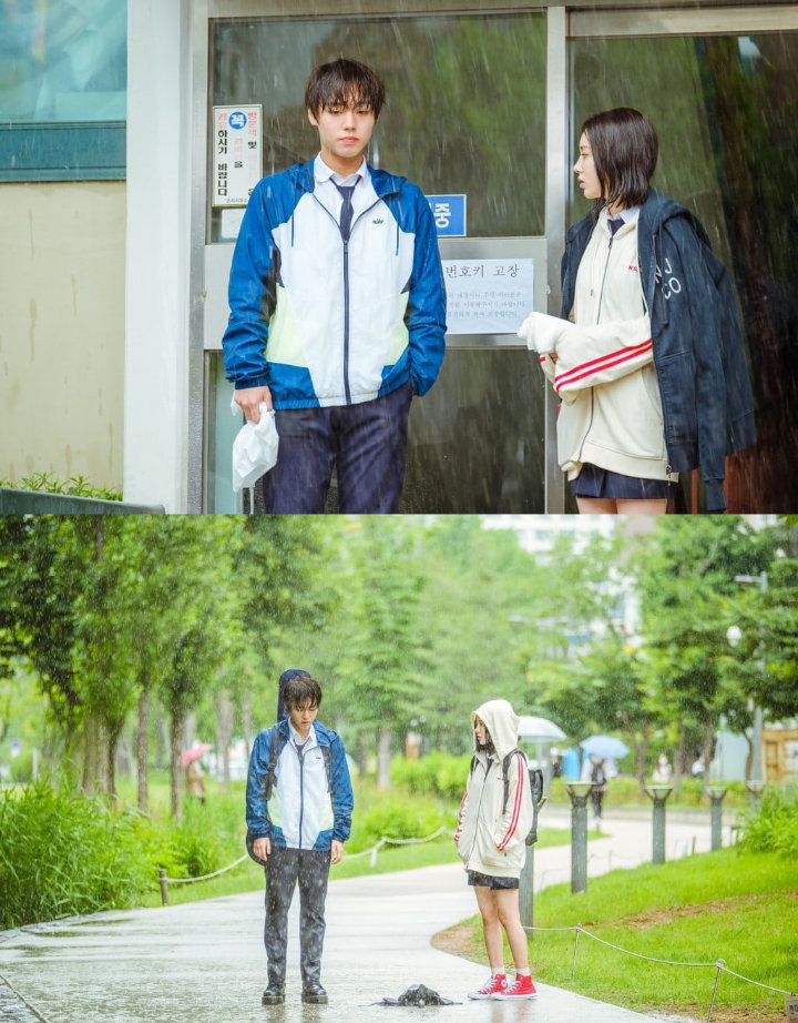 Park Ji Hoon dan Lee Ruby Berbagi Momen Menegangkan Saat Hujan di \'Love Revolution\'