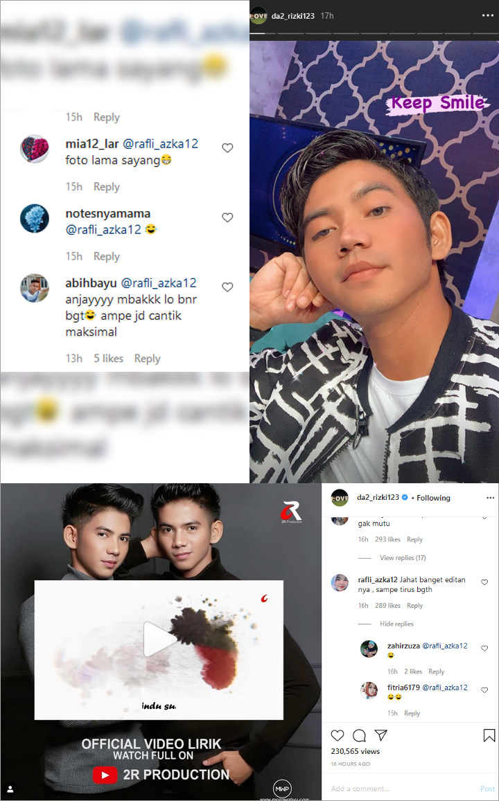 Rizki DA Pamer Foto Lawas