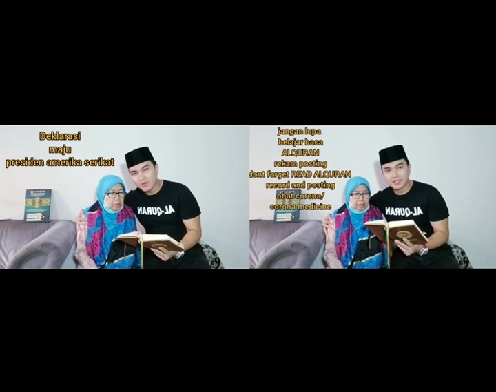 Aldi Taher Bikin Geger Deklarasi Jadi Presiden AS, Pegang Quran Pakai Tangan Kiri?