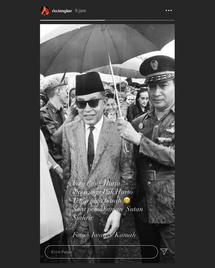 Postingan Rio Tengker