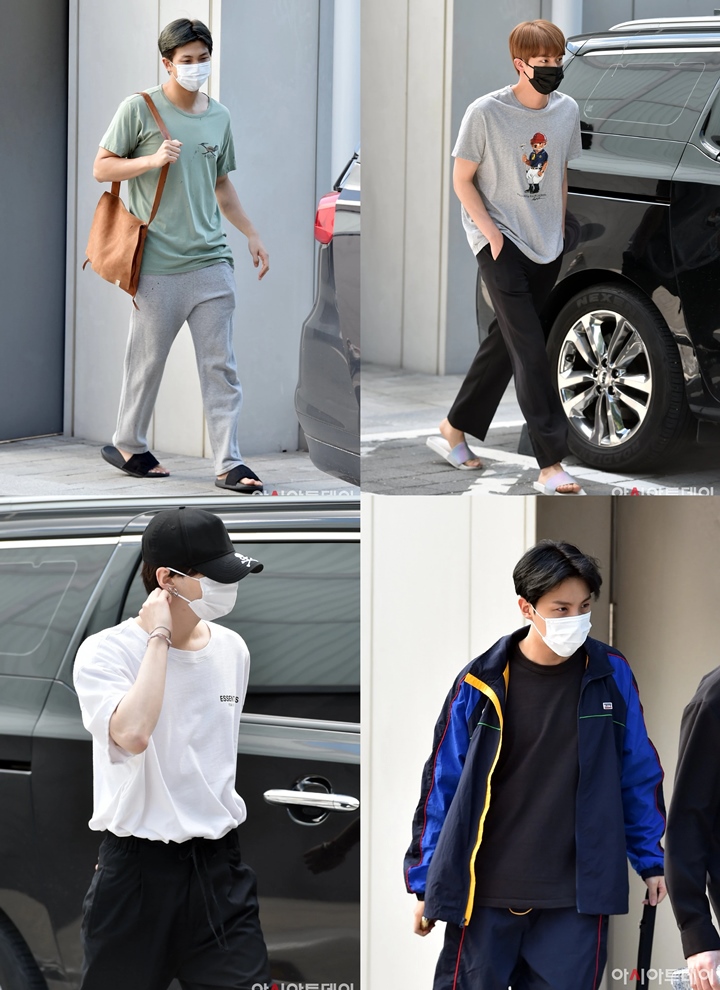 BTS Pulang Kerja Tanpa V dan Jimin