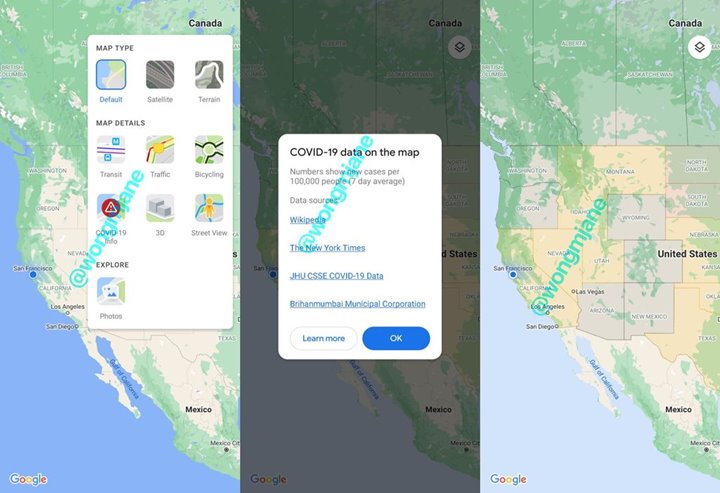 Keluarkan Fitur Baru, Google Maps Bisa Tunjukkan Lokasi Corona Terparah