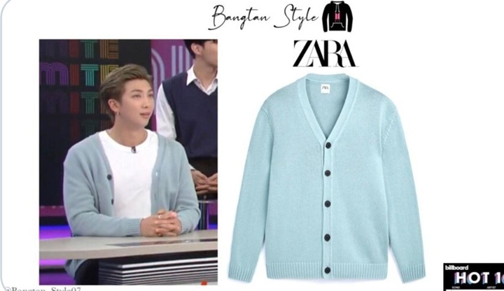 Cardigan RM BTS di KBS Tuai Sorotan