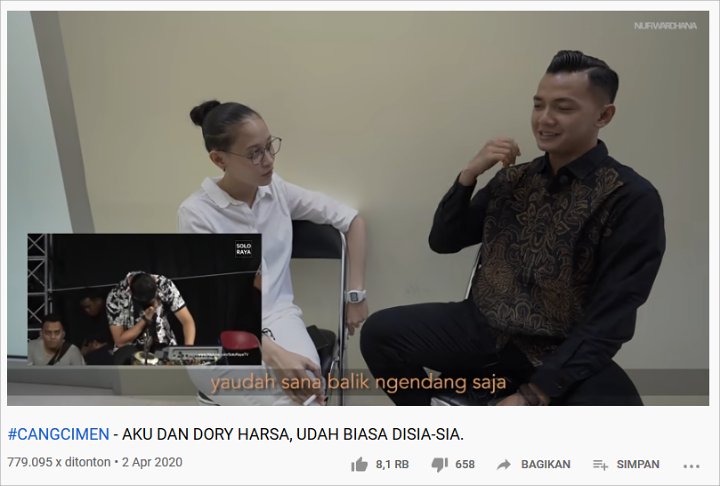 Vlog Dory Harsa-Nufi Wardhana