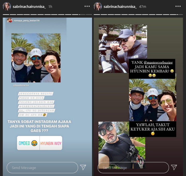 Sabrina Chairunnisa Tunjukkan Kemiripan Deddy Corbuzier dan Hyun Bin, Nyaris Kembar?