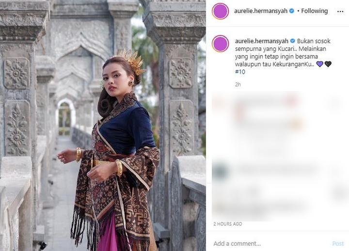 Aurel Unggah Status Galau Lagi?
