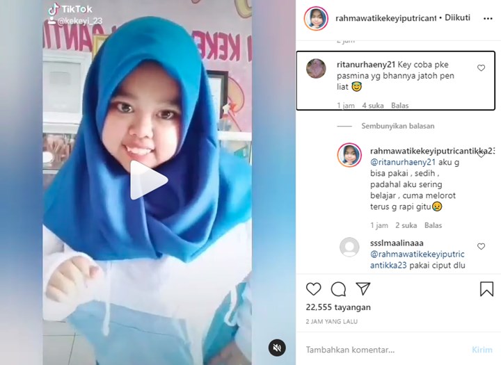 Rahmawati Kekeyi Kabarkan Kakinya Mulai Sembuh, Jilbab Melorot Jadi Sorotan