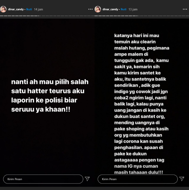 Dapat Kiriman Santet, Dinar Candy Kini Berniat Lapor Polisi