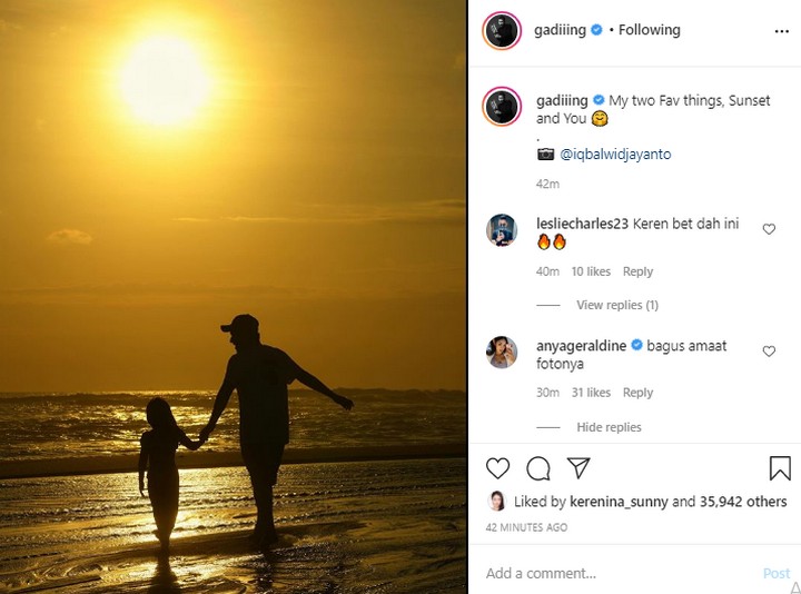Potret Gading Marten dan Gempi Dipuji Anya Geraldine