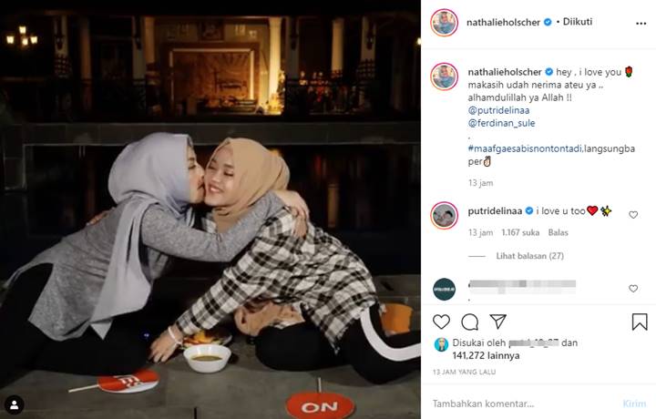 Nathalie Holscher Perlihatkan Kedekatan dengan Putri Sule, Saling Ucap Cinta
