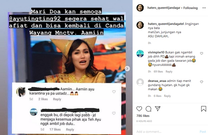 Postingan Orang Terdekat