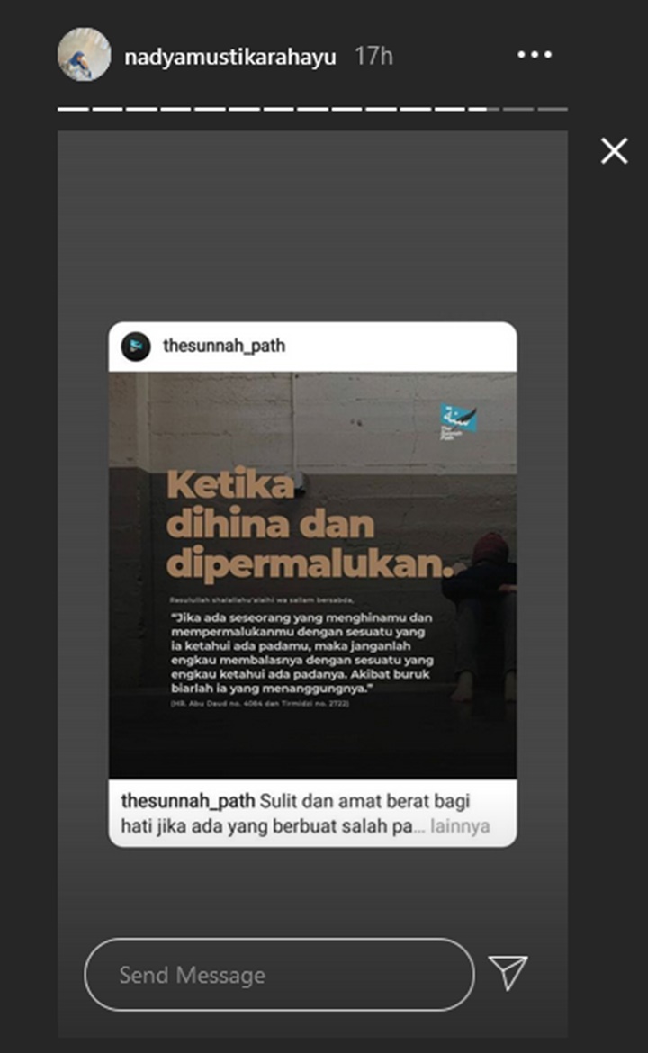 Nadya Curhat Bijak