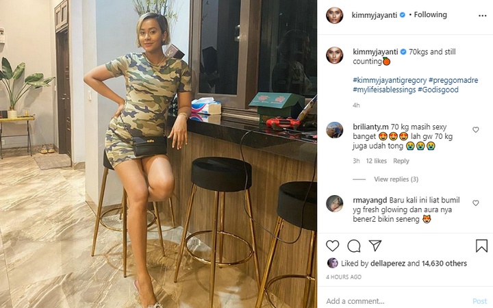 Kimmy Jayanti Hamil Anak Kedua-Berat Jadi 70 kg Bikin Netter Syok