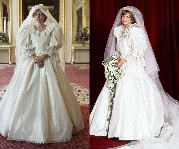 Gaun Putri Diana di The Crown