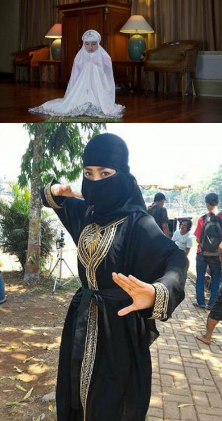 Natasha Wilona Tampil Muslimah