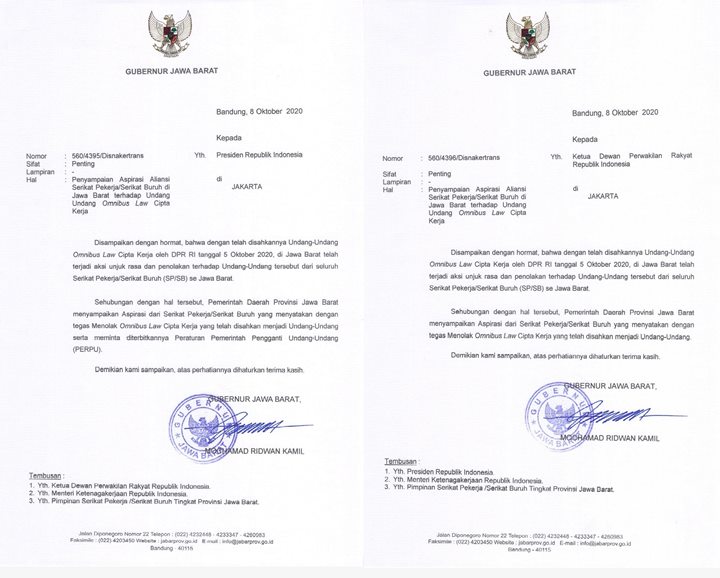 \'Kang Emil\' Jadi Trending Usai Teken 2 Surat untuk Jokowi dan DPR Soal Omnibus Law