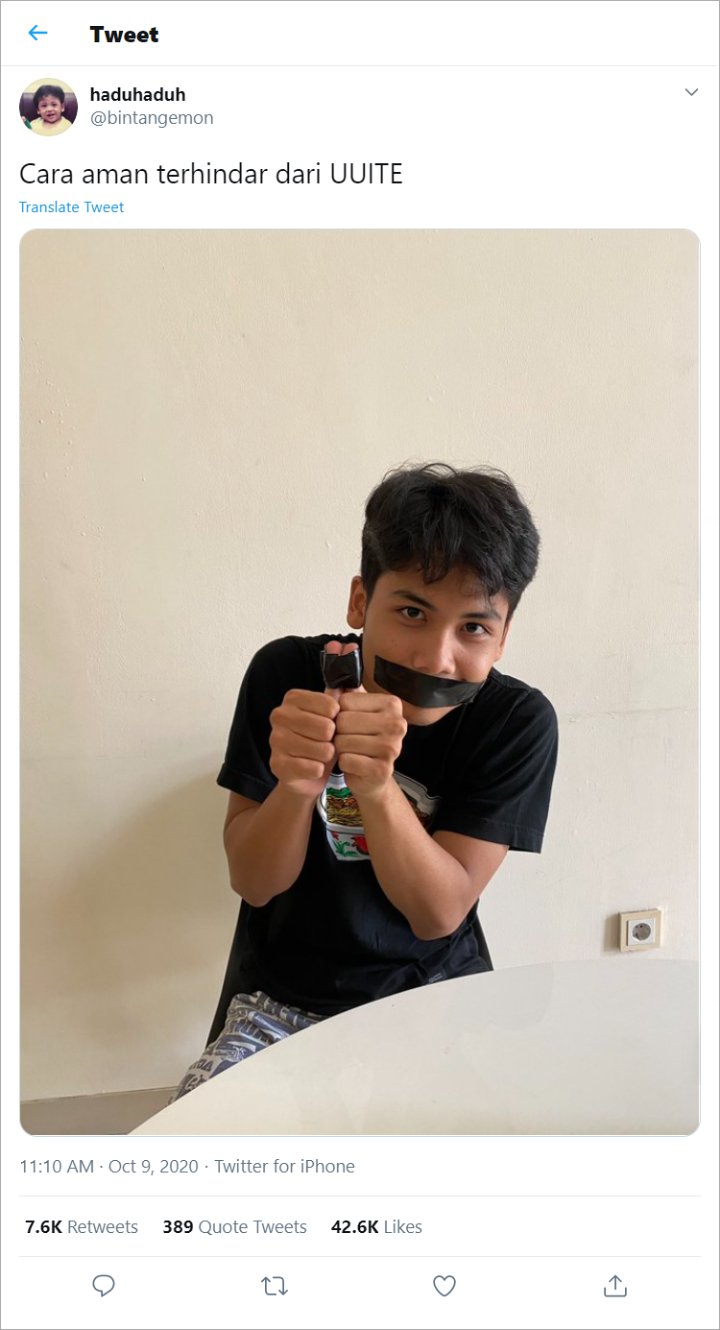 Bintang Emon Santai Dituduh Jadi Provokator Aksi Demo, Bagi Tips Terhindar dari Jerat UU ITE