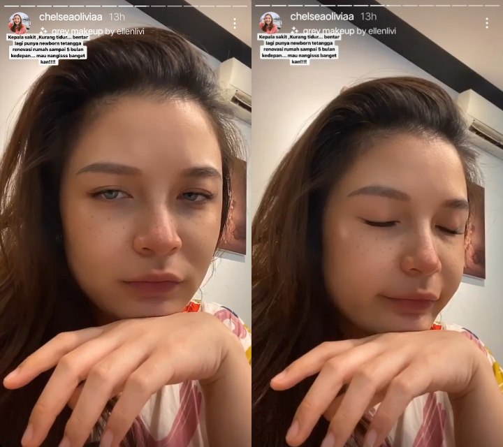 Chelsea Olivia Ngeluh Sakit Kepala Sampai Kurang Tidur Jelang Kelahiran Anak Kedua, Kenapa?