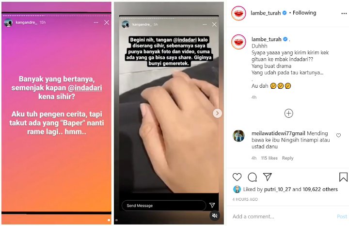 Suami Tunjukkan Kondisi Indadari Saat Kena Sihir, Tangan Gemetar Hingga Gigi Bunyi Gemeretak