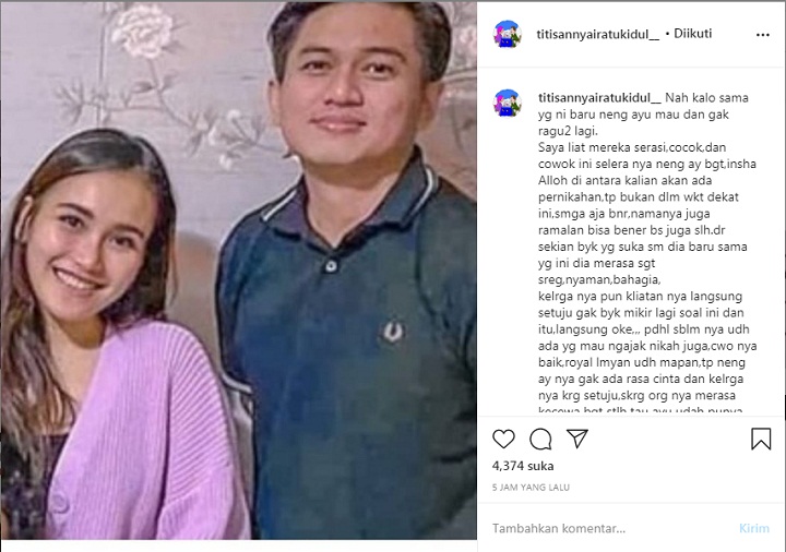 Titisan Nyai Ratu Kidul Ramal Hubungan Ayu Ting Ting dan Pacar Baru, Ungkap \'Fakta\' Mengejutkan Ini