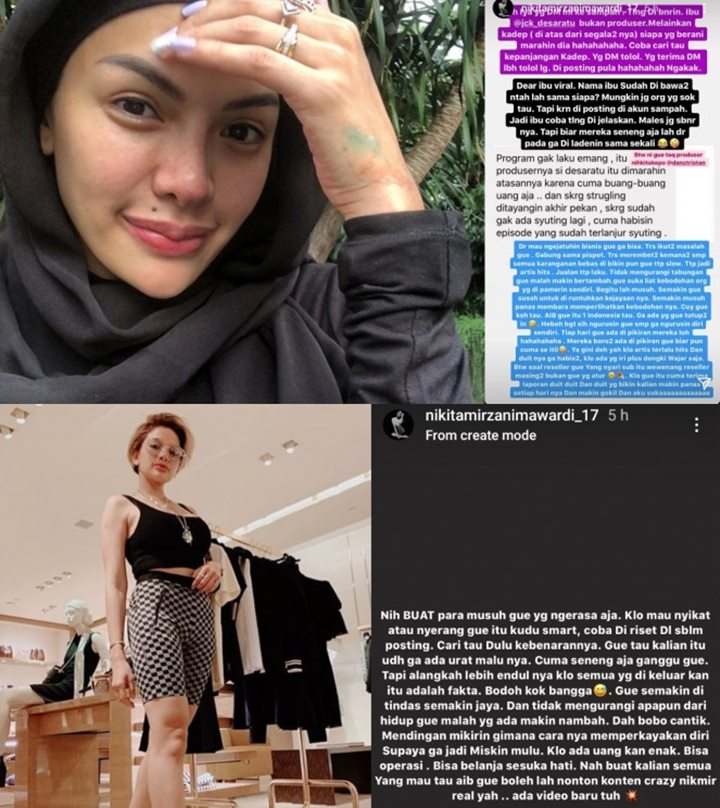 Nikita Mirzani Pamer Harta Untuk Sindir Artis TV Yang Jadi Musuhnya
