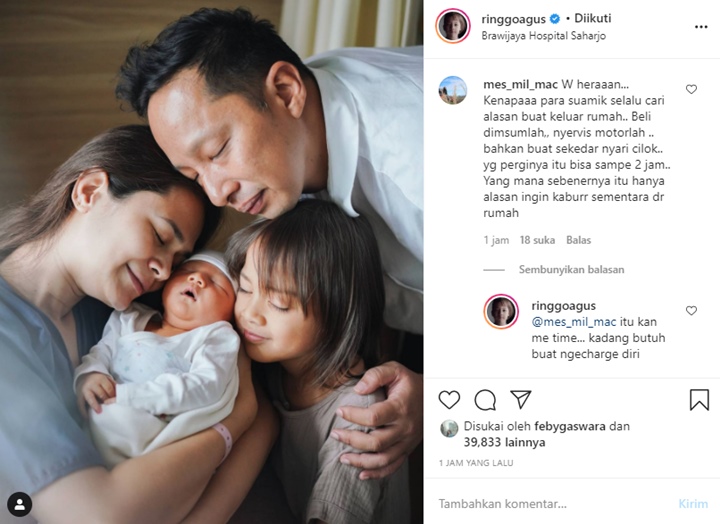 Ringgo Curhat Makin Gak Bisa \'Kabur\' Usai Jadi Ayah 2 Anak Tuai Omelan Emak-emak