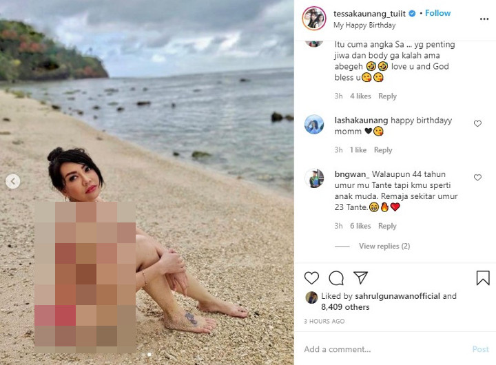 Masuki Usia 44 Tahun, Tessa Kaunang Ngaku Bangga Hingga Tampil Makin Berani