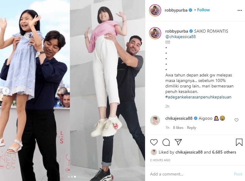 Pamer Aksi Saiko Romantis Bareng, Robby Purba Bocorkan Chika Jessica Segera Lepas Masa Lajang