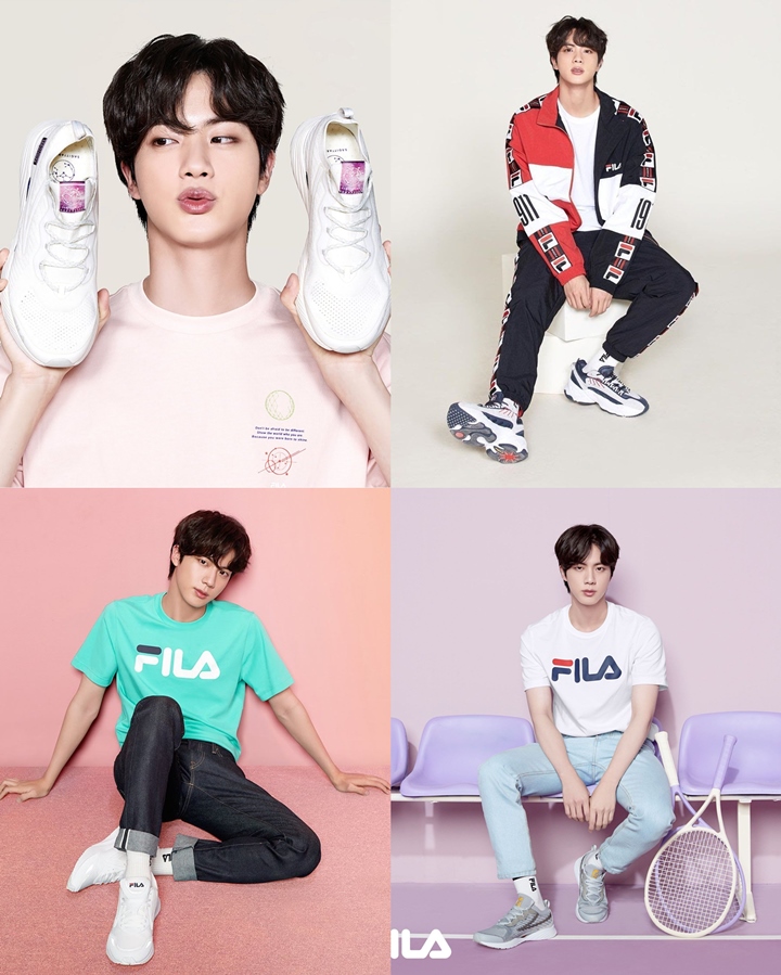 Jin BTS Terpilih Sebagai Bintang Iklan Pakaian Olahraga Paling Oke