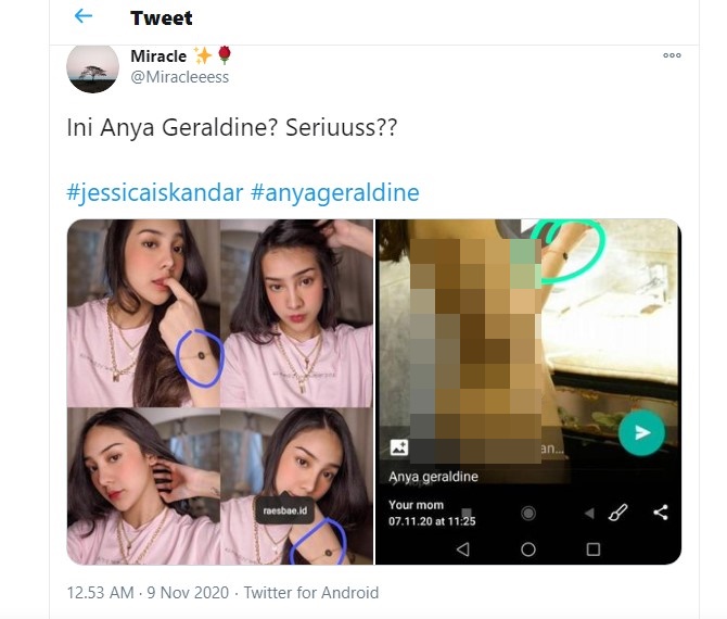 Anya Geraldine Masuk Trending Topik Gara-Gara Foto Bugil Yang Disebut Mirip Dirinya