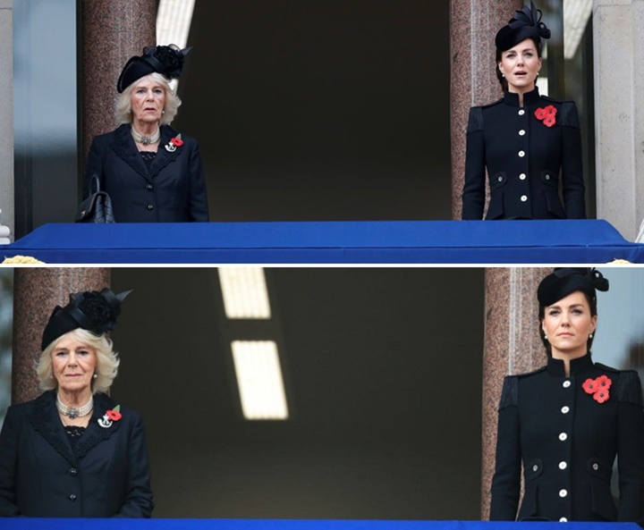 Kate Middleton dan Camilla saat Hadiri Remembrance Day