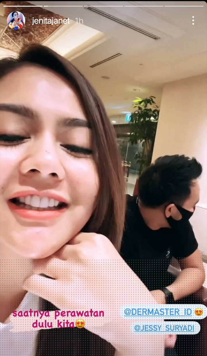 Dikabarkan Nikah Besok, Jenita Janet Cantik Berkebaya Putih Hingga Lakukan Perawatan Wajah