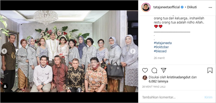 Tata Janeeta Pernikahan Dengan Raden Brotoseno