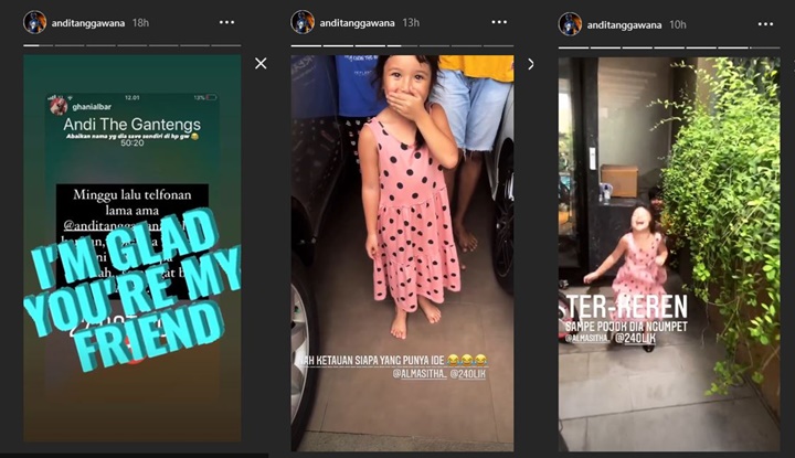 Andi Pamer Kedekatan dengan Gempi