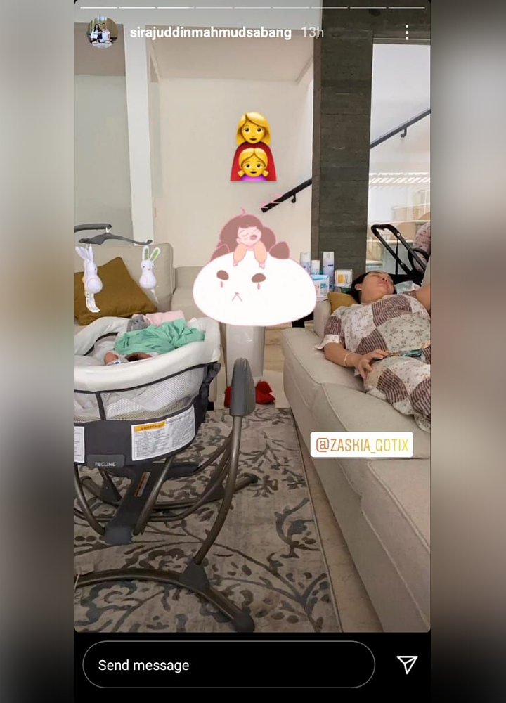 Momen Zaskia Urus Bayi