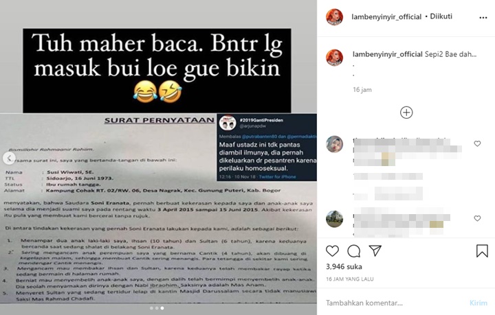 Twitter Diblokir Ustadz Maaher, Nikita Mirzani Siap Bawa ke Jalur Hukum?