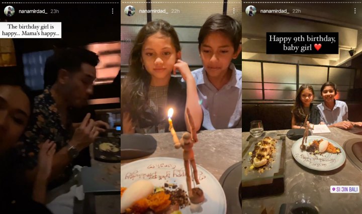 Nana Mirdad dan Keluarga Makan Malam Mewah Guna Rayakan Ultah Putri Bungsunya yang ke-9