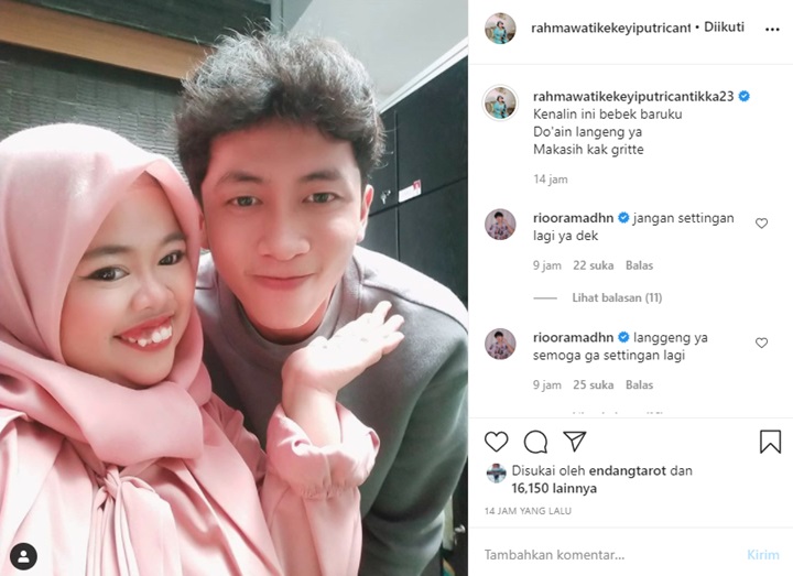 Rahmawati Kekeyi Lagi-lagi Perkenalkan Pacar Baru, Rio Ramadhan Cemburu?