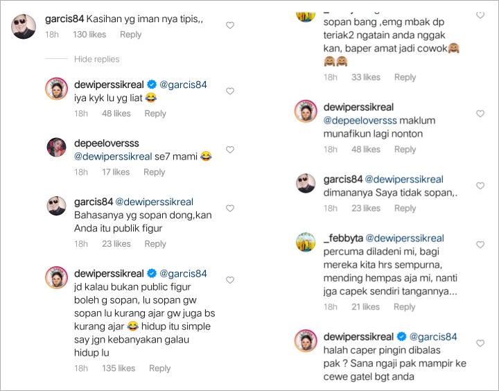 Dewi Persik Ngamuk Sampai Sebut Munafik Usai Disinggung Iman Tipis Gara-gara Video Jogetnya