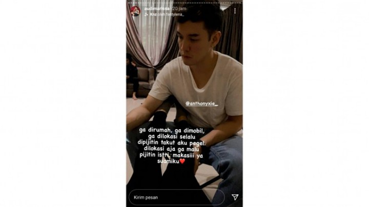 Super Romantis, Anthony Xie Tak Malu Lakukan Ini ke Audi Marissa di Tempat Umum